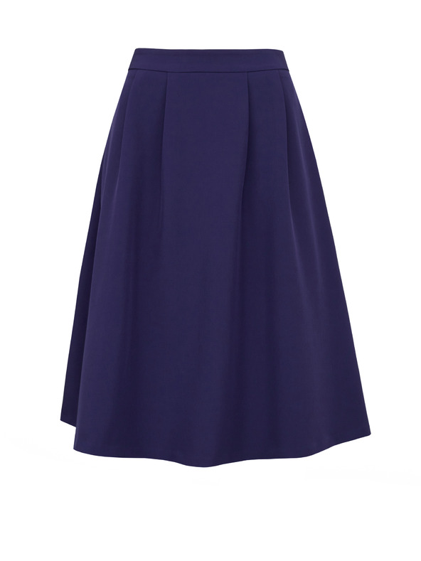 Orsay Tamnoplava ženska suknja do koljena ORSAY