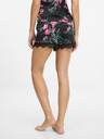 Orsay Crne ženske kratke hlače od pidžame od satena ORSAY