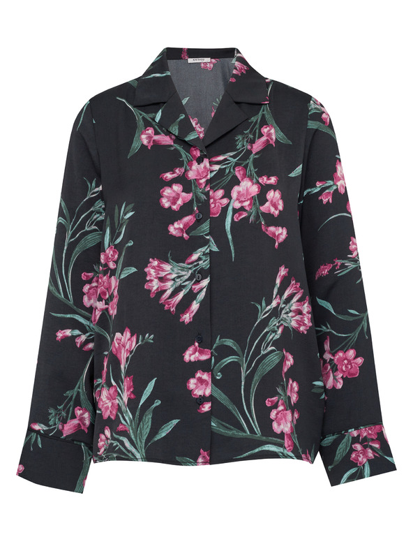 Orsay Crna ženska satenska spavaćica ORSAY