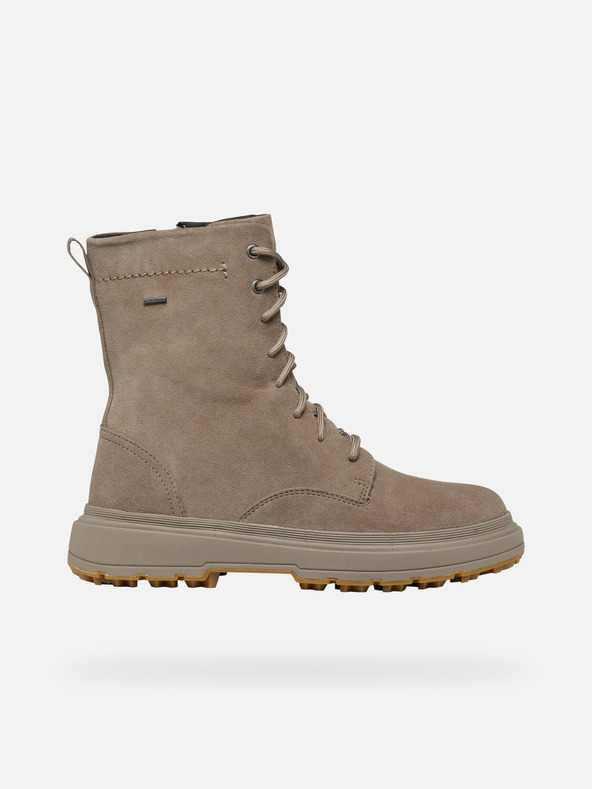 Geox Bež ženske gležnjače Geox Lamidie + Grip Abx