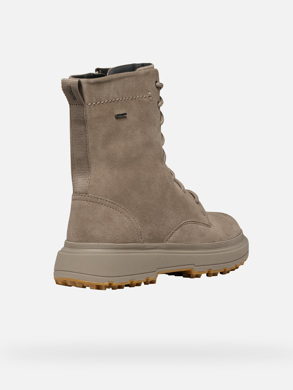 Geox Bež ženske gležnjače Geox Lamidie + Grip Abx