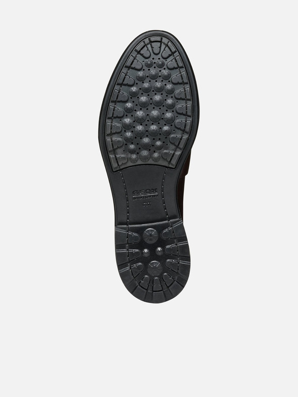 Geox Tamno smeđe ženske mokasine Geox Walk zadovoljstvo