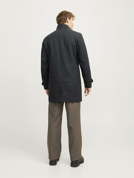 Jack & Jones Jack & Jones tamno sivi muški vuneni kaput