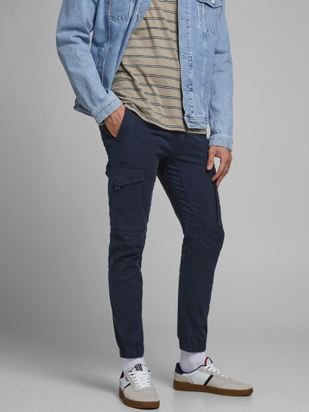 Jack & Jones Jack & Jones Paul tamnoplave hlače