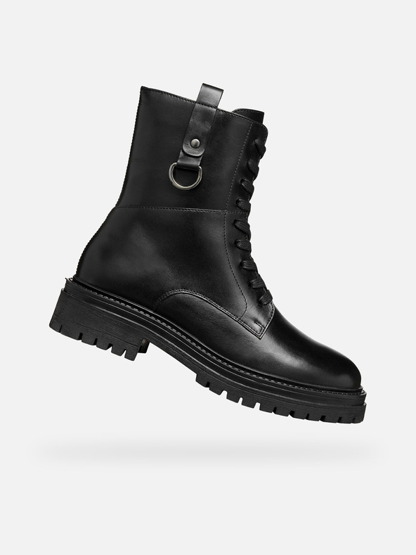 Geox Crne ženske gležnjače Geox Iridea