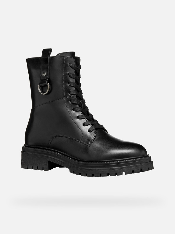 Geox Crne ženske gležnjače Geox Iridea