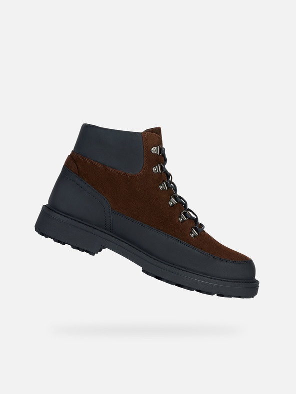 Geox Geox Lagorai + Grip smeđe muške gležnjače