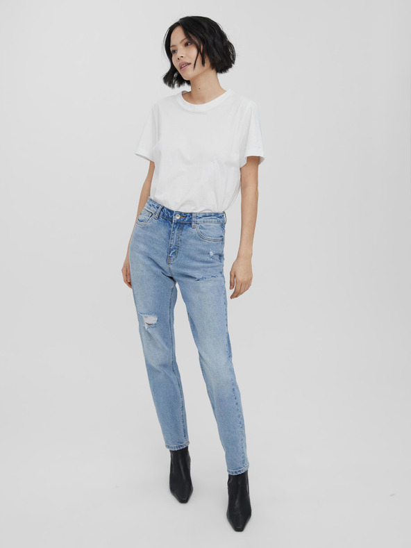 Vero Moda Plave traperice ravnog kroja VERO MODA