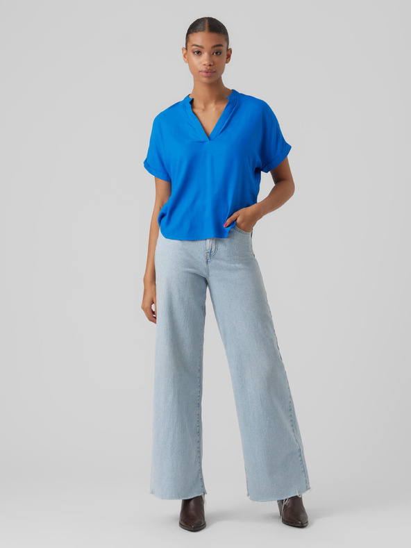 Vero Moda Plava ženska bluza VERO MODA Beauty