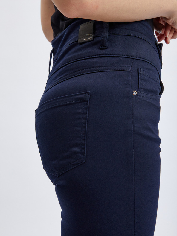 Orsay Tamno plave ženske uske hlače ORSAY