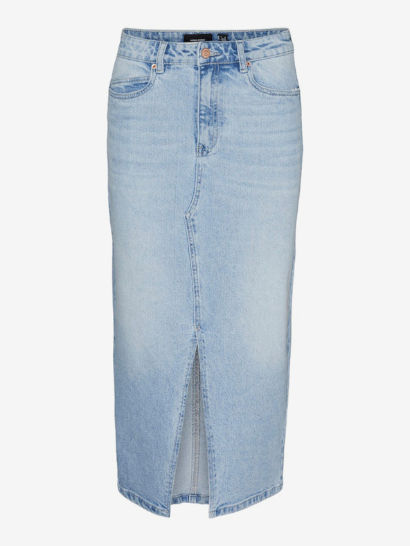 Vero Moda Vero Moda Veri svijetloplava ženska traper midi suknja