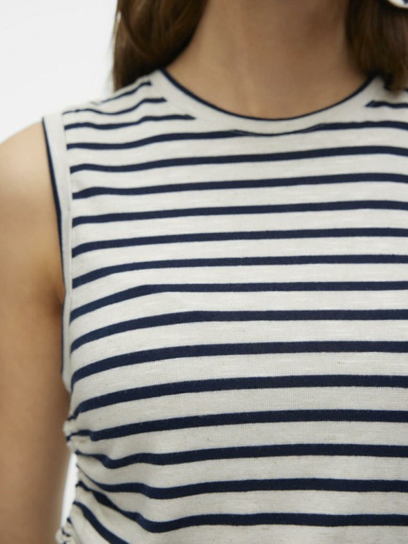 Vero Moda Vero Moda Holly majica na plave i krem ​​pruge za žene