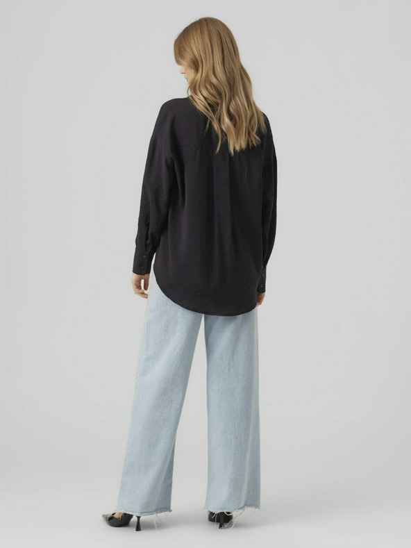 Vero Moda Vero Moda Queeny crna ženska košulja
