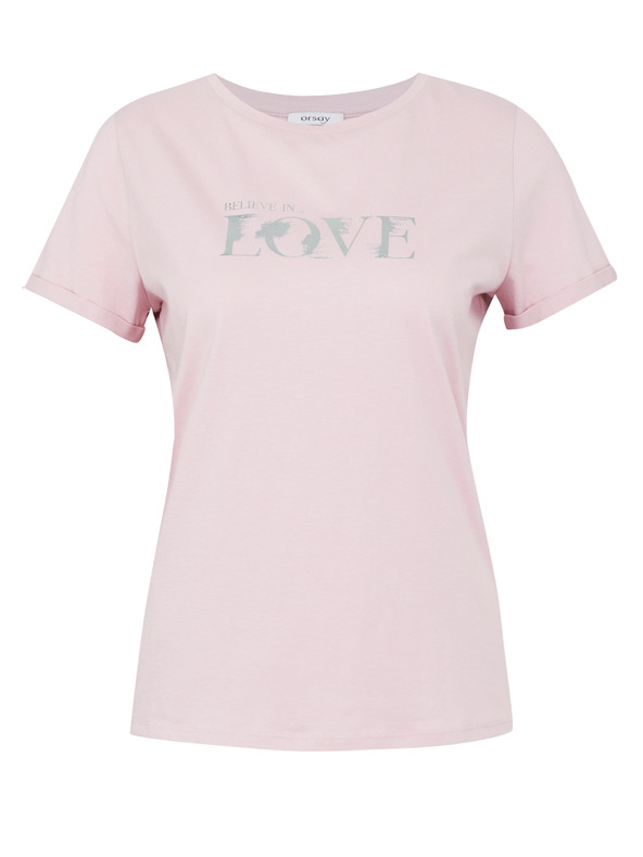 Orsay Svijetlo roza ženska majica kratkih rukava ORSAY