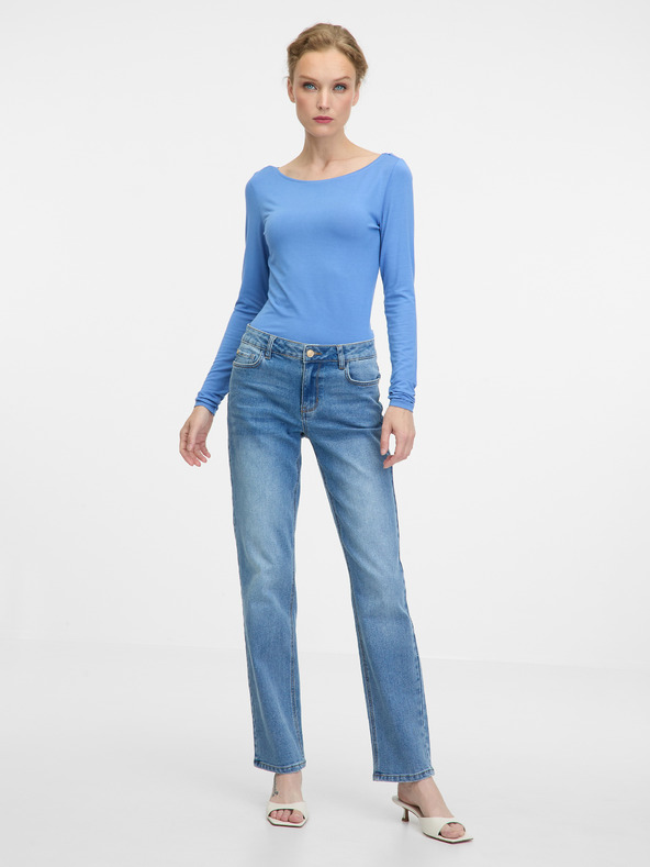 Orsay Plava ženska majica dugih rukava ORSAY