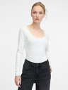 Orsay Bijela ženska majica dugih rukava ORSAY