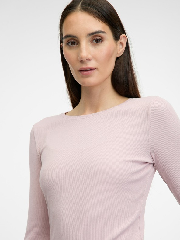 Orsay Svijetlo roza ženska majica dugih rukava ORSAY