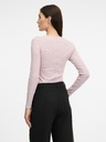 Orsay Svijetlo roza ženska majica dugih rukava ORSAY