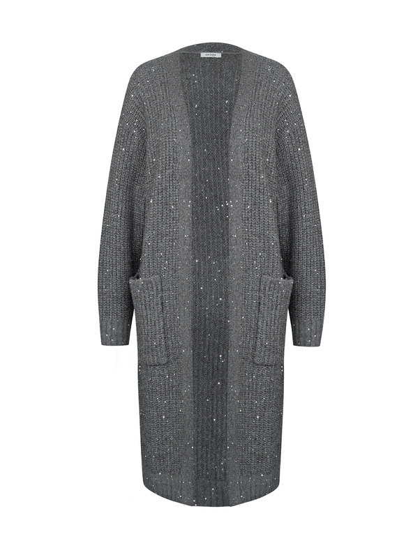 Orsay Sivi ženski kardigan ORSAY