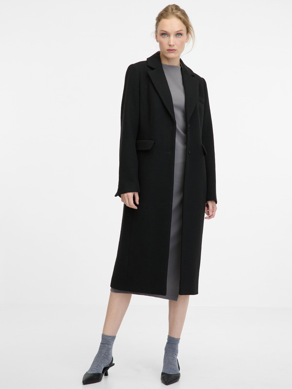 Orsay Crni ženski kaput ORSAY