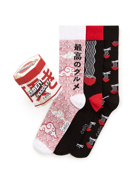 Celio Ramen čarape poklon paket, 3 kom ONE SIZE Celio
