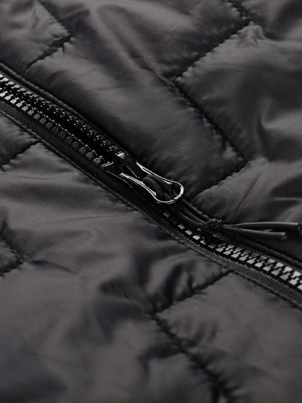 ALPINE PRO Muški prsluk s merino punjenjem Alpine Pro NERC crne boje