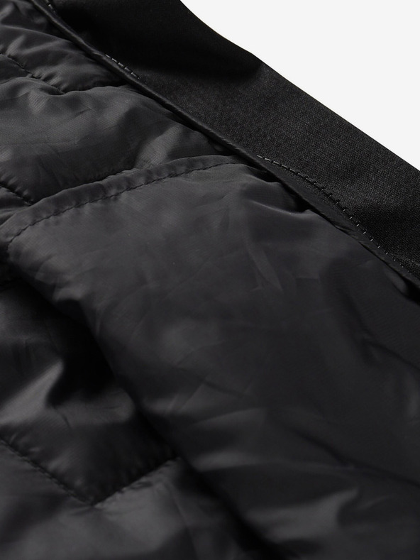 ALPINE PRO Muški prsluk s merino punjenjem Alpine Pro NERC crne boje