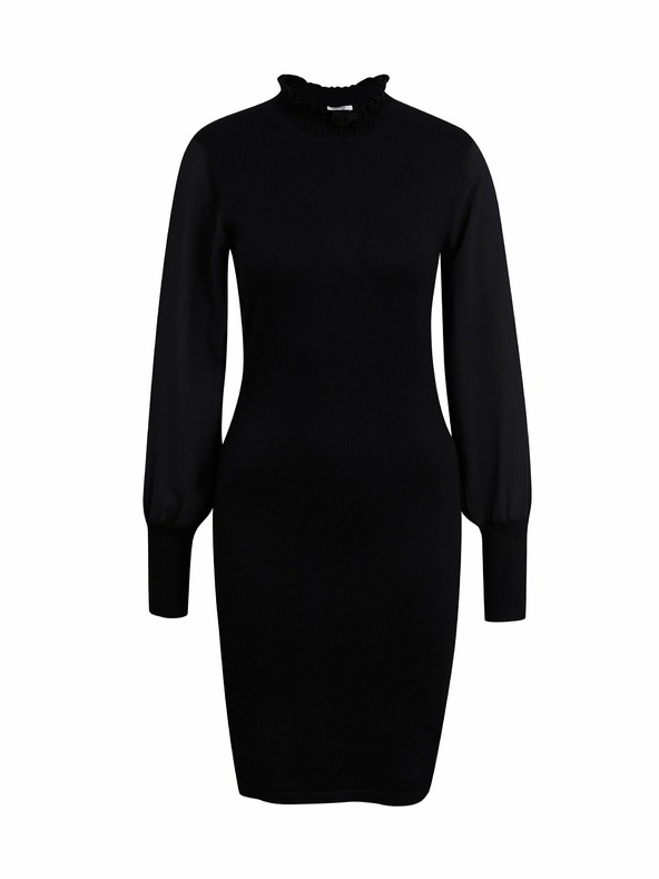 Orsay Crna ženska pletena plašt haljina ORSAY