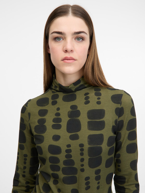 Orsay Zelena ženska majica dugih rukava ORSAY