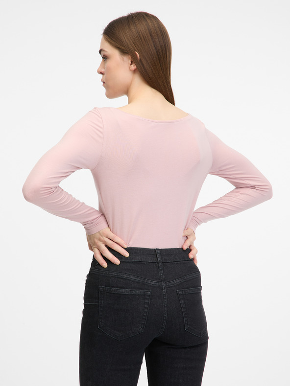 Orsay Svijetlo roza ženska majica dugih rukava ORSAY
