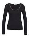 Orsay Crna ženska majica dugih rukava ORSAY