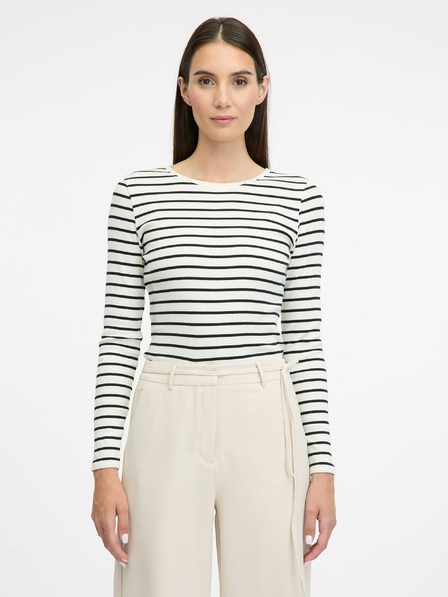 Orsay Krem ženska majica dugih rukava ORSAY