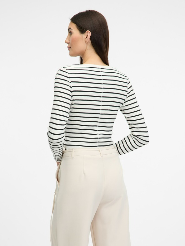 Orsay Krem ženska majica dugih rukava ORSAY