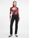 Orsay Crvena ženska majica dugih rukava s uzorkomORSAY