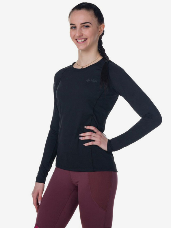 Kilpi Crna ženska funkcionalna majica Kilpi LINA