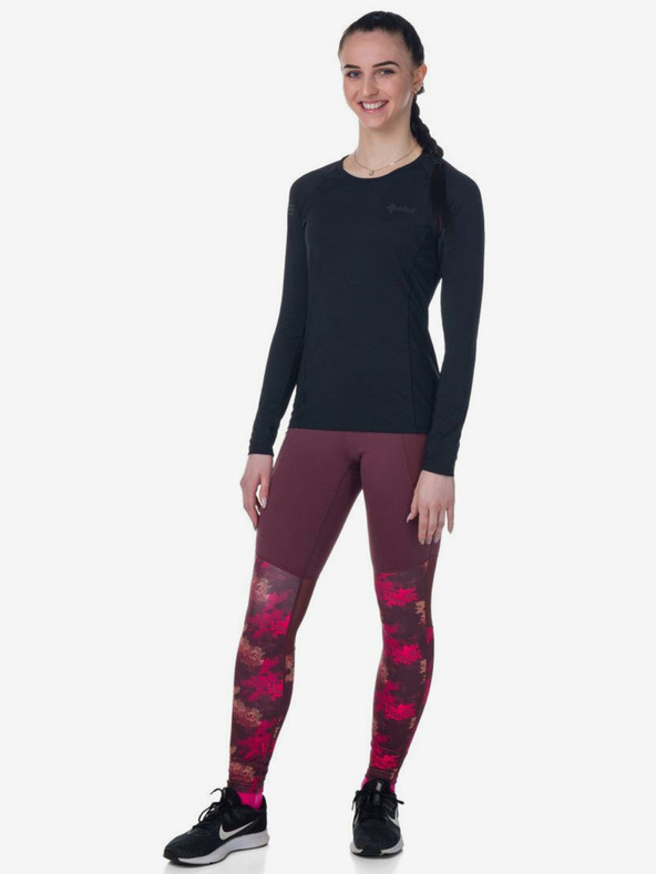 Kilpi Crna ženska funkcionalna majica Kilpi LINA