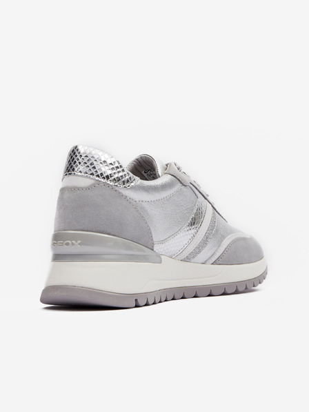 Geox Srebrne ženske tenisice Geox Desya