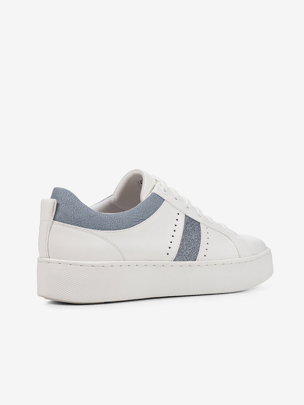 Geox Plavo-bijele ženske tenisice na platformi Geox Skyely