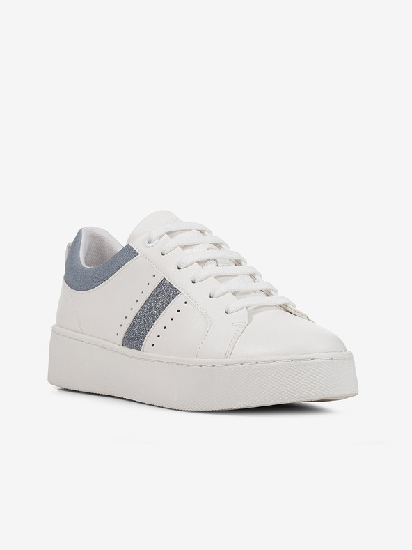 Geox Plavo-bijele ženske tenisice na platformi Geox Skyely