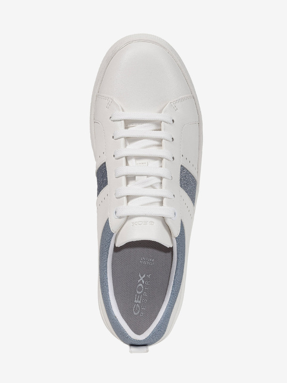 Geox Plavo-bijele ženske tenisice na platformi Geox Skyely