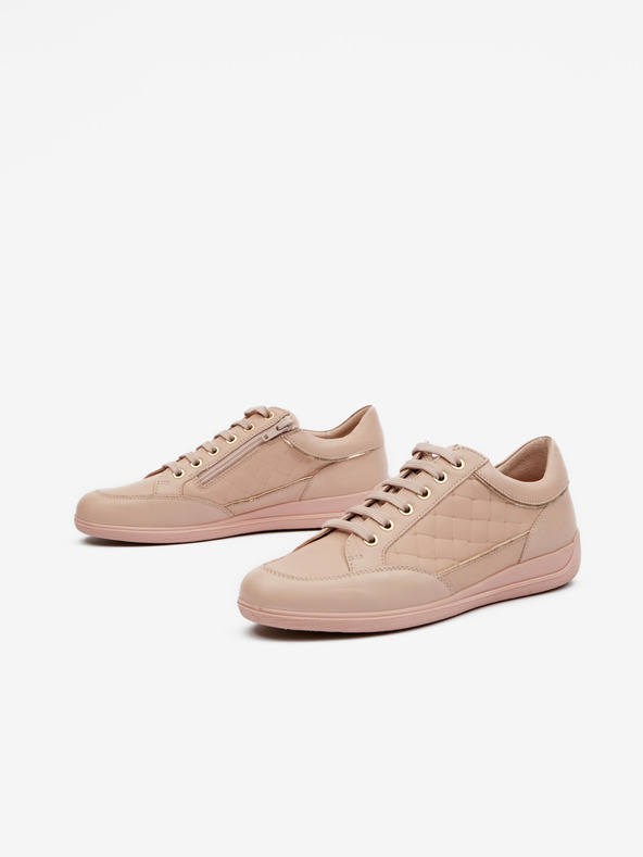 Geox Bež ženske kožne tenisice Geox Myria