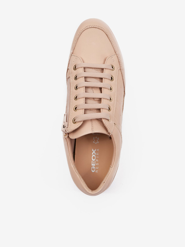 Geox Bež ženske kožne tenisice Geox Myria