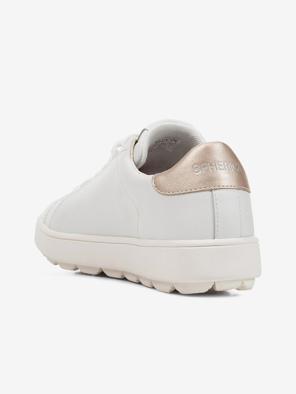 Geox Bijele kožne tenisice za žene Geox Spherica Ecub