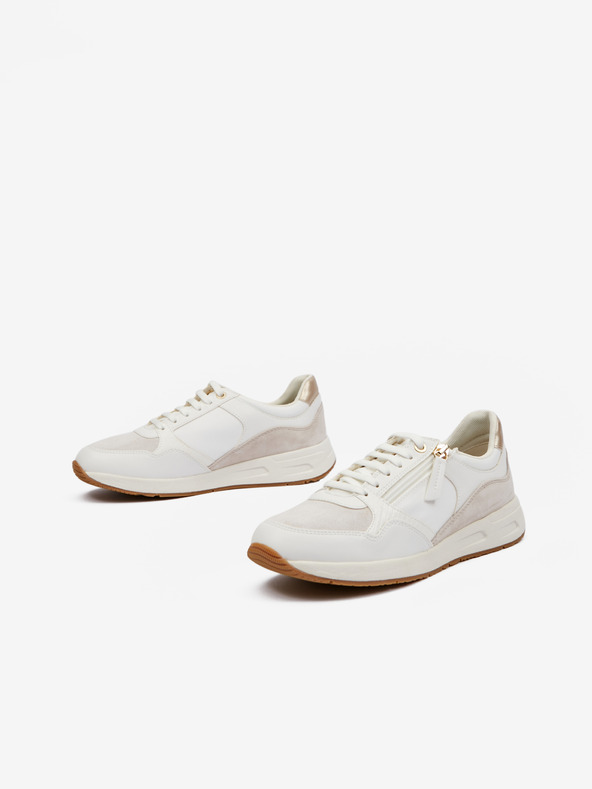 Geox Geox Bulmya krem ​​ženske tenisice