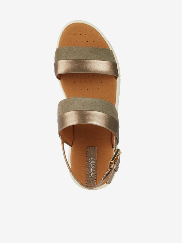 Geox Zelene ženske sandalice Geox Dandra