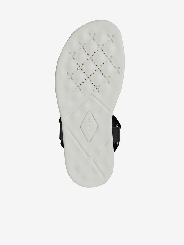 Geox Crne ženske kožne sandale Geox Xand