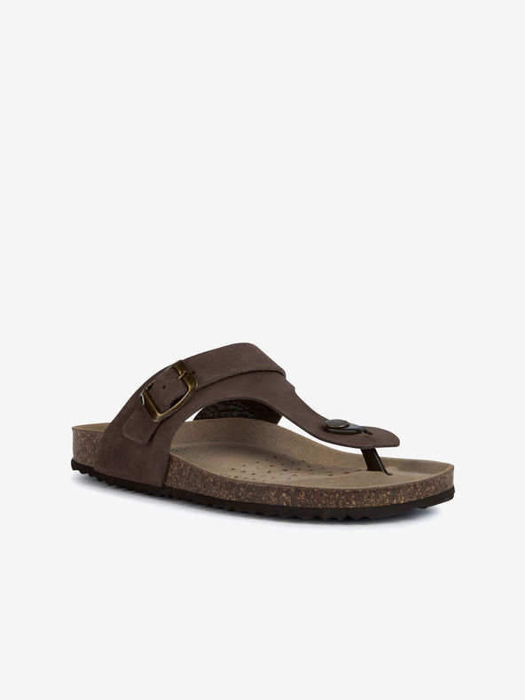 Geox Smeđe ženske japanke Geox Brionia