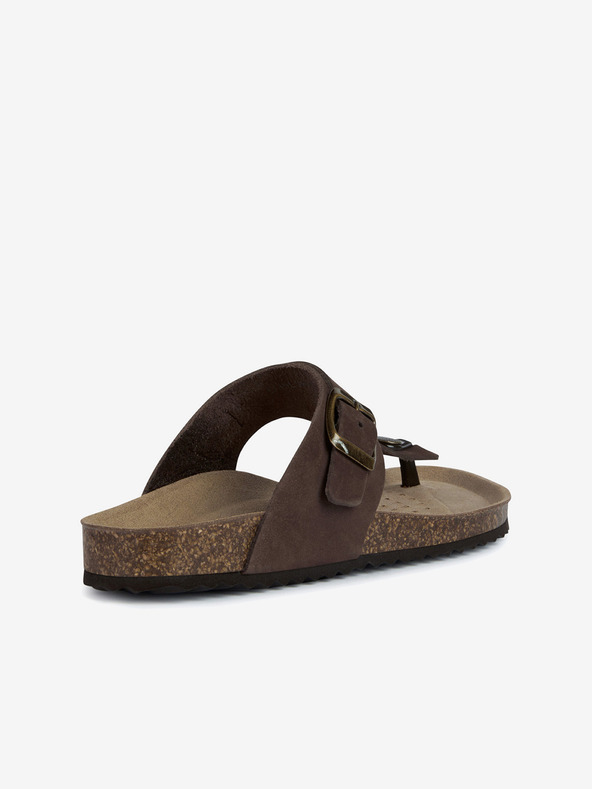 Geox Smeđe ženske japanke Geox Brionia