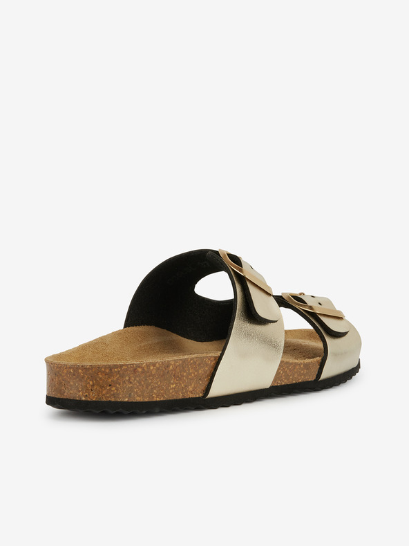 Geox Zlatne ženske sandale Geox Brionia