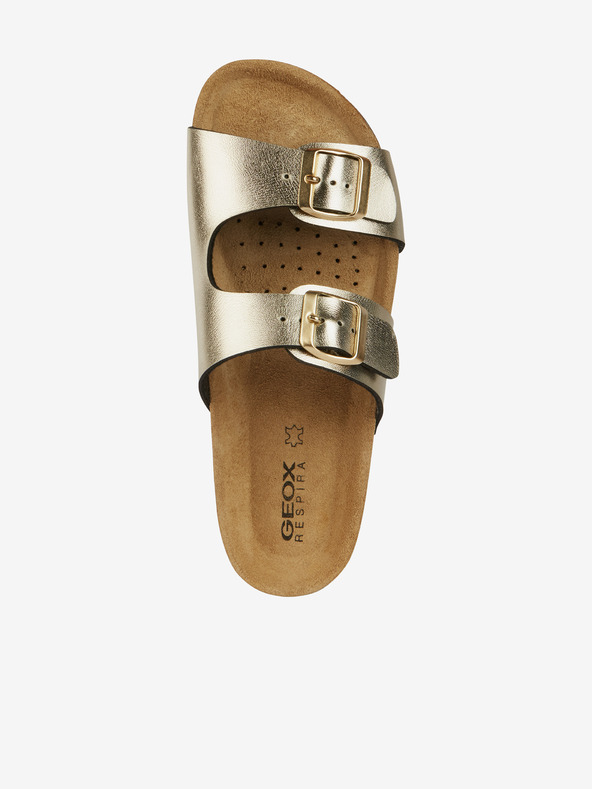 Geox Zlatne ženske sandale Geox Brionia